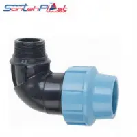 Колено зажимное с наружной резьбой SDR11